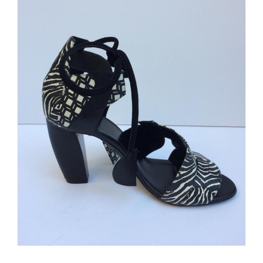 Pierre Hardy Python Leather Ankle Cuff Sandal 41e… - image 4